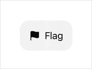 A screenshot of a flag symbol and the word flag layered over a