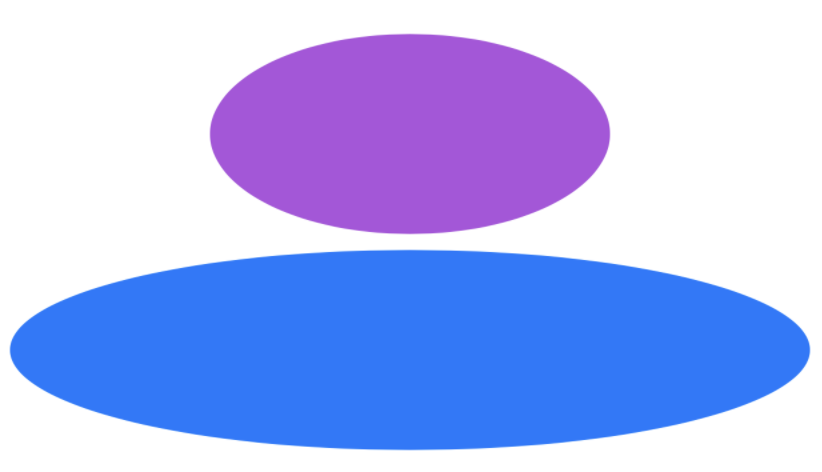 A screenshot showing the effect of frame size options: a purple