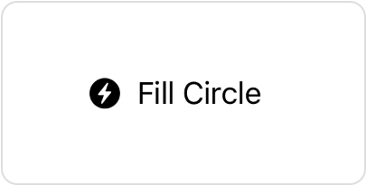 A screenshot of a label that shows a bolt in a filled circle